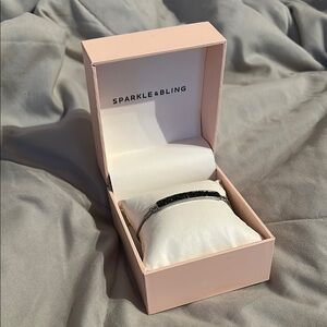 Sparkle & Bling Black Bracelet